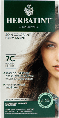 Herbatint Blond Cendre 7c 