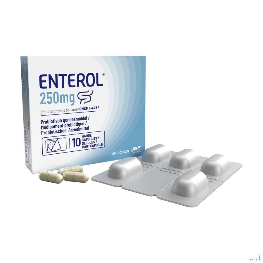 Enterol 250 mg Capsule Harde Dur S/blister 10x250 mg