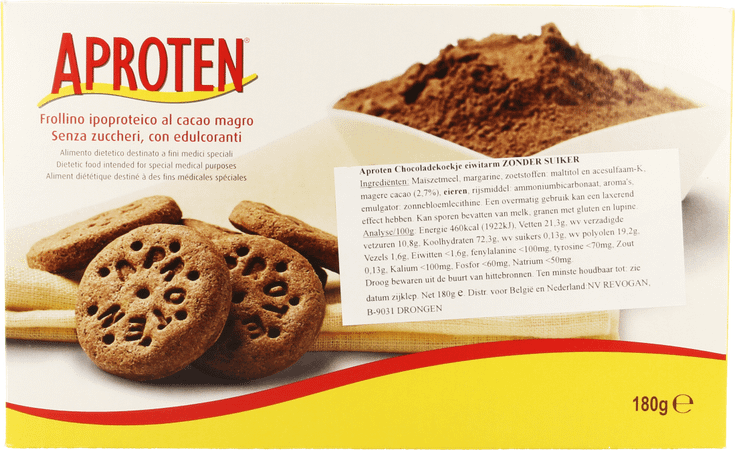 Aproten Koekje Chocolade 180 gr 5466  -  Revogan