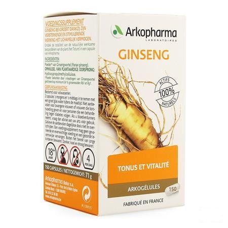 Arkocaps Ginseng Plantaardig 150  -  Arkopharma