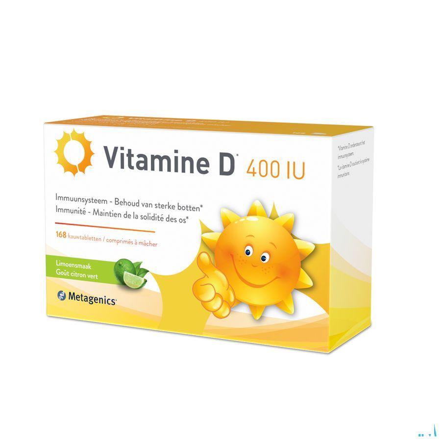 Vitamine D 400Ie Metagenics Kauwtabl 168