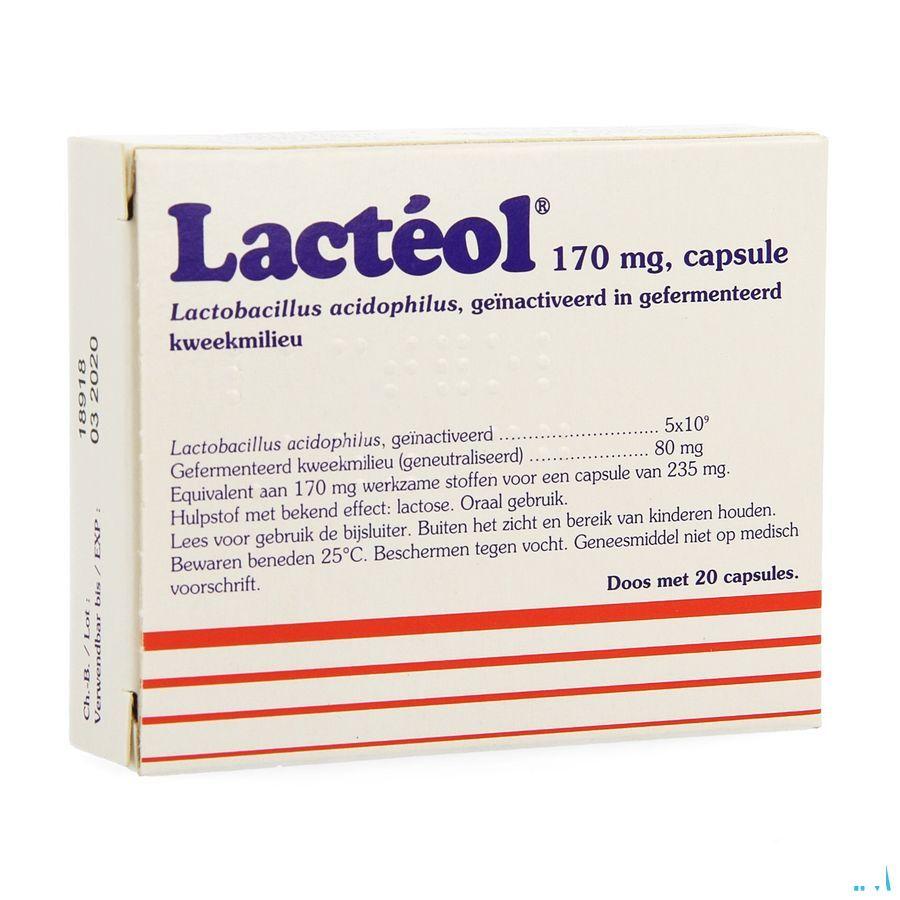 Lacteol 170 mg Capsule 20