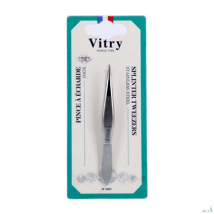 Vitry Classic Pincet Splinters Inox 1082  -  Vitry