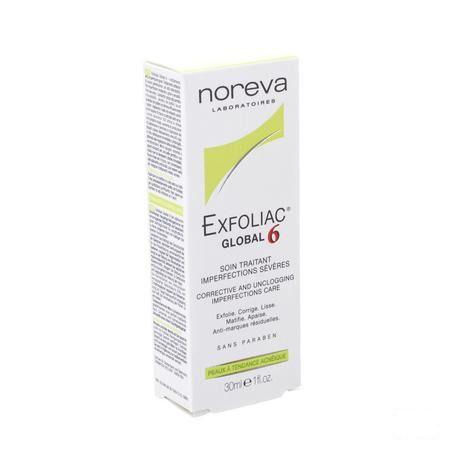 Exfoliac Global 6 Beandeling Imperfect. Tube 30 ml  -  Noreva Led