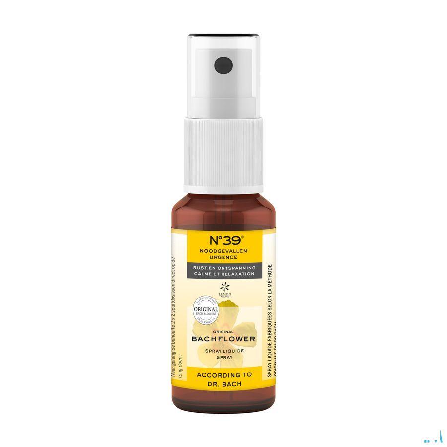 Bachbloesem Bio Nr 39 Noodgevallen Spray 20 ml  -  Eureka Pharma