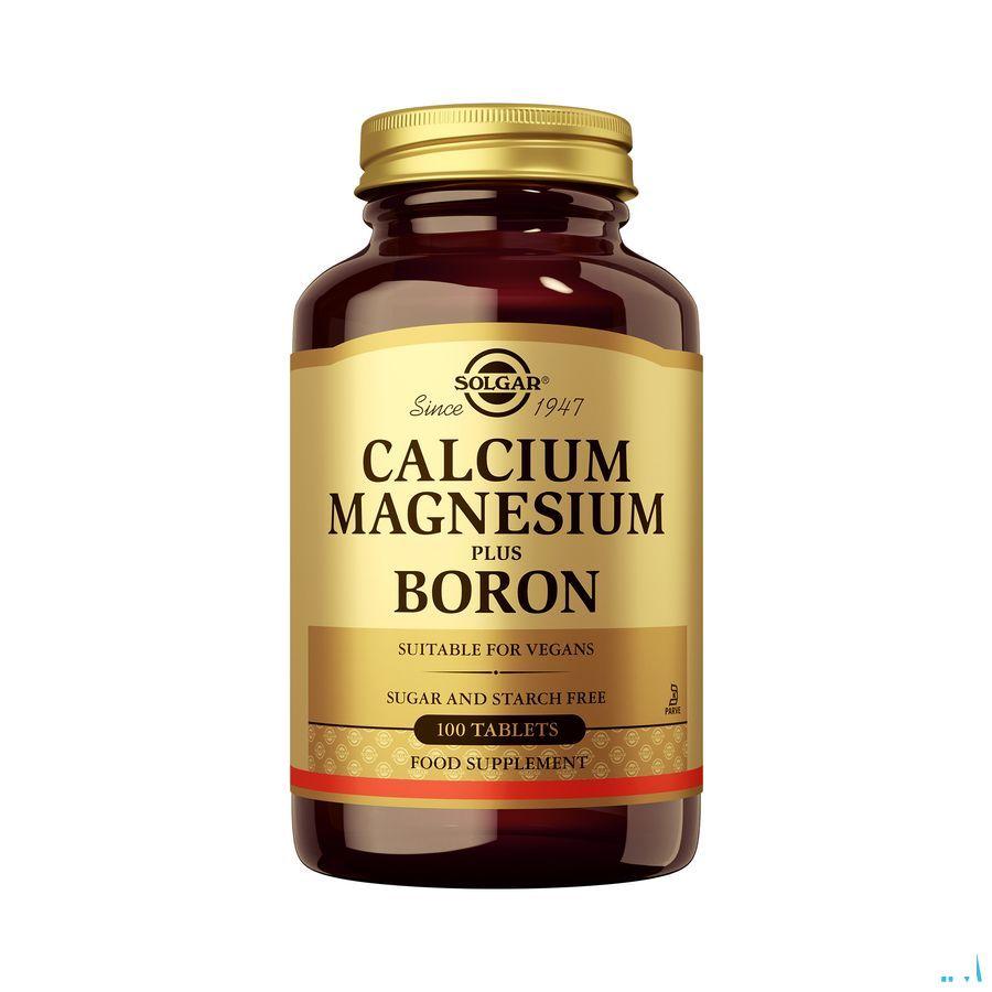Solgar Calcium Magnesium Plus Boron Tabl 100  -  Solgar Vitamins