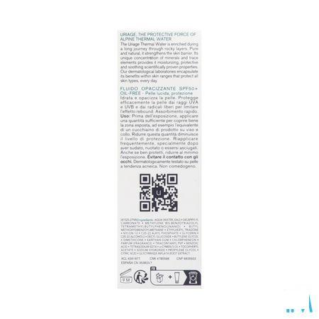 Hyseac Fluide Matifiant Spf50+ 50 ml