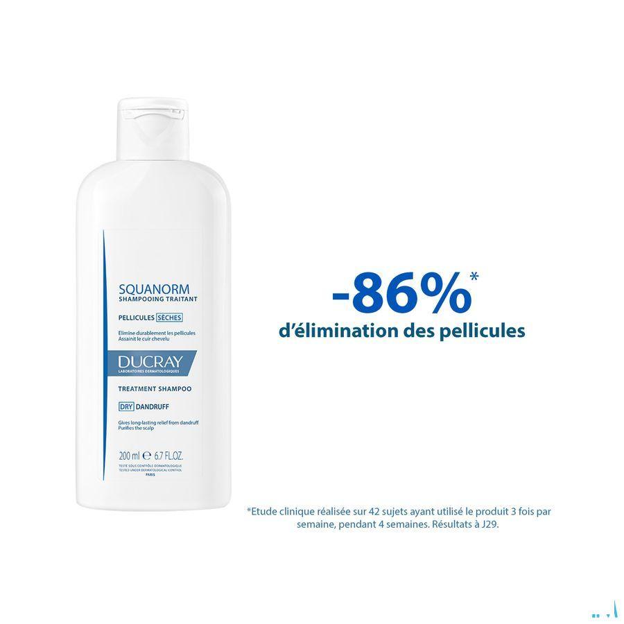 Ducray Squanorm Shampoo Droge Schilfers 200  ml Nf