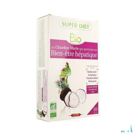 Super Diet Complexe Spijsvertering Bio Ampullen 20x15 ml  -  Superdiet Laboratoires