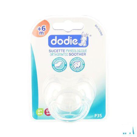 Dodie Fopspeen Fysio Silic. 1 + 6m Super Baby