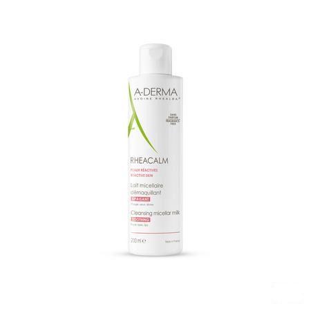Aderma Rheacalm Lait Micellaire Apaisant Flacon 200 ml  -  Aderma