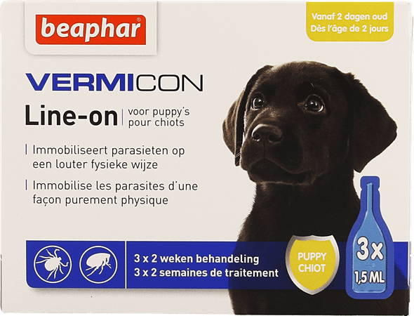 Beaphar Vermicon Line-On Puppy 3X1,5ml