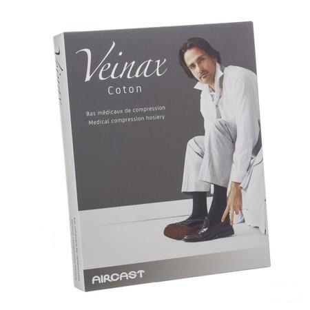 Veinax Kous Katoen Man 2 Lang Zwart Maat 4