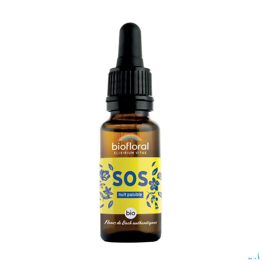Biofloral Remede Secours Nacht Drinkb.opl Gutt20 ml  -  Pranarom