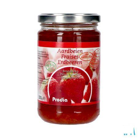 Prodia Broodbeleg Aardbei + Maltitol 300 gr 6071  -  Revogan