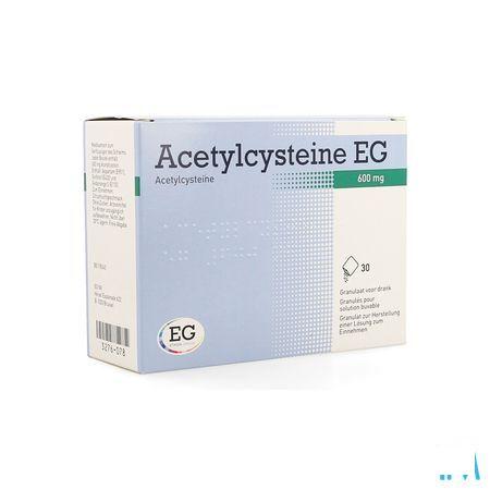 Acetylcysteine EG 600 mg Gran. Vr Drank Zakje 30  -  EG