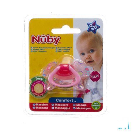 Nuby Geoac Orthodontische Fopspeen - 0-6m  -  New Valmar