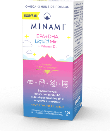 Minami Epa+Dha Liquid Mini + Vit D3 Fl 100ml  -  Nestle