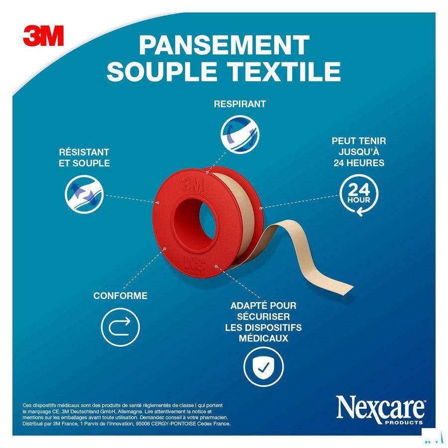 Nexcare 3M Textile Ruban Flexi. 4,2m x 12,5mm Nt04-1