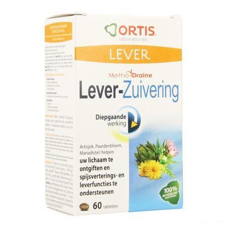 Ortis Methoddraine Zuiverend Lever Tabletten 4x15  -  Ortis