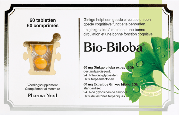 Bio-biloba Tabletten 60x60 mg  -  Pharma Nord