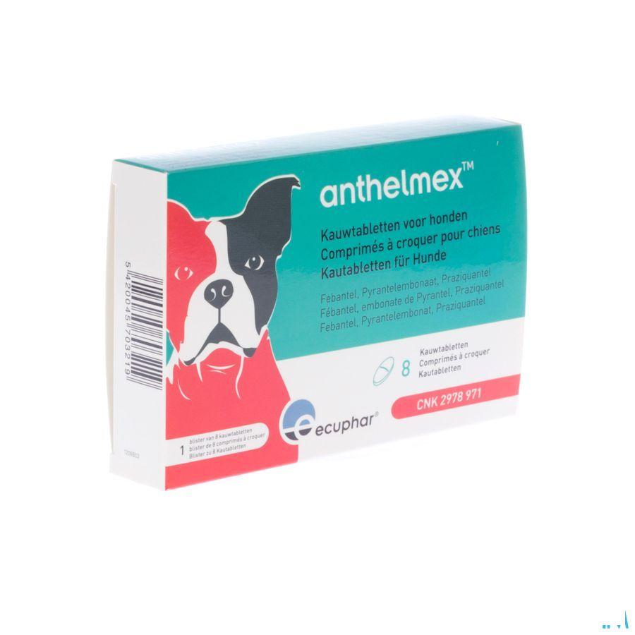 Anthelmex Kauwtabletten Hond 8  -  Ecuphar
