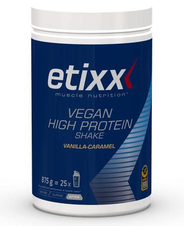 Etixx Vegan High Prot.Shake Vanil.Caramel Pdr 875 gr