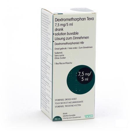Dextromethorphan Teva Oplossing Per Os 180 ml