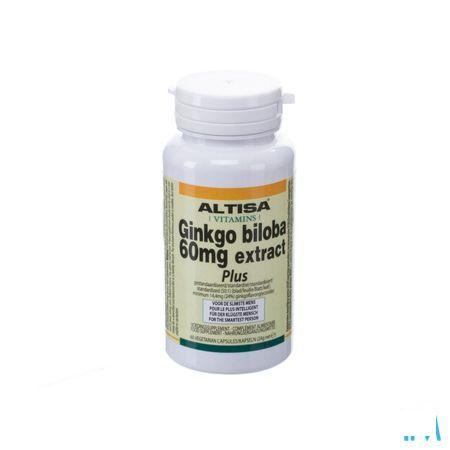 Altisa Ginkgo Biloba 60 mg Capsule 60  -  Dieximport