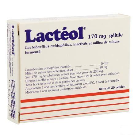 Lacteol 170 mg Capsule 20