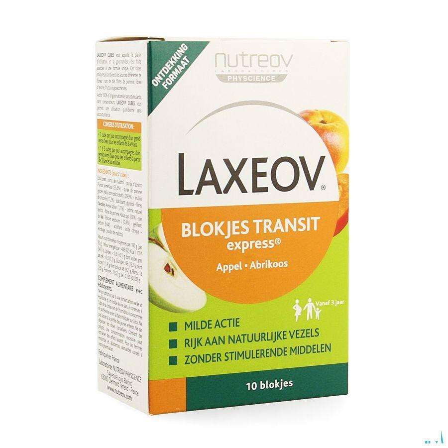 Laxeov Pomme-abricot Cubes 10xx10 gr