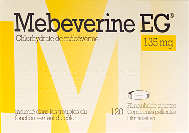 Mebeverine EG 135 mg Filmomhulde Tabletten 120 X 135 mg  -  EG