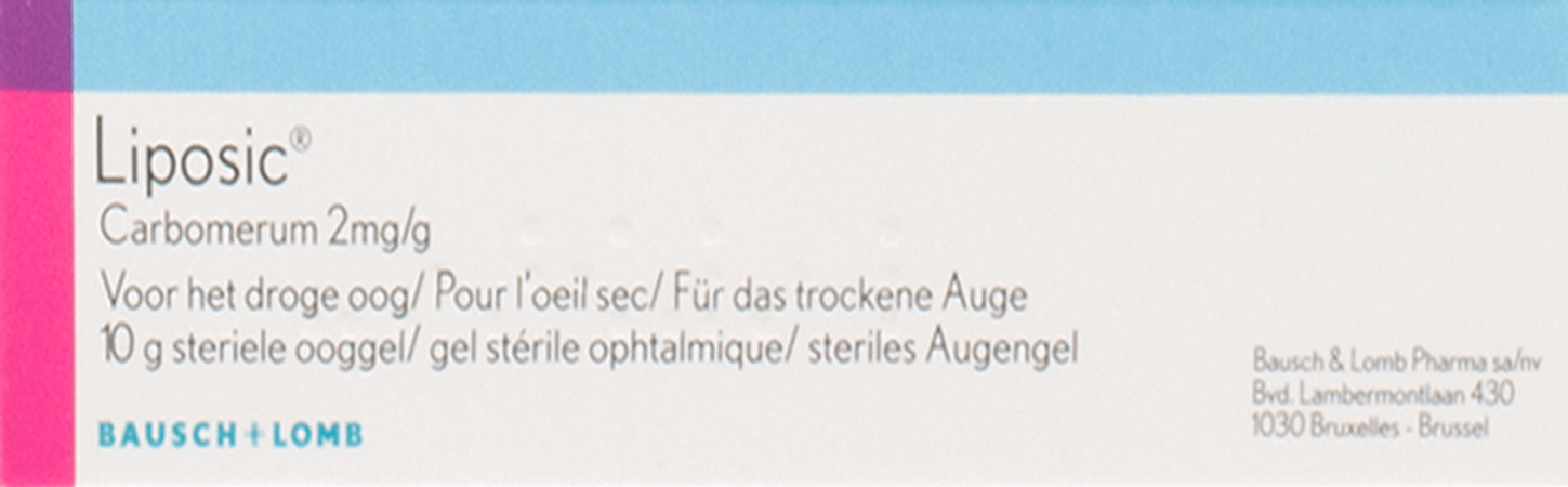 Liposic Ooggel-gel Oculaire 10 gr