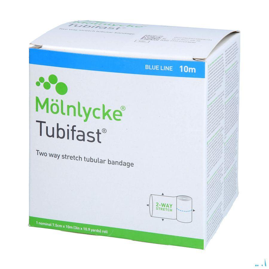 Tubifast Blauw 7,50cmx10m 1 2438  -  Molnlycke Healthcare