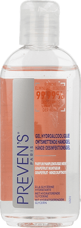 Preven's Handgel Hydroalcohol. Grapefruit Munt 100