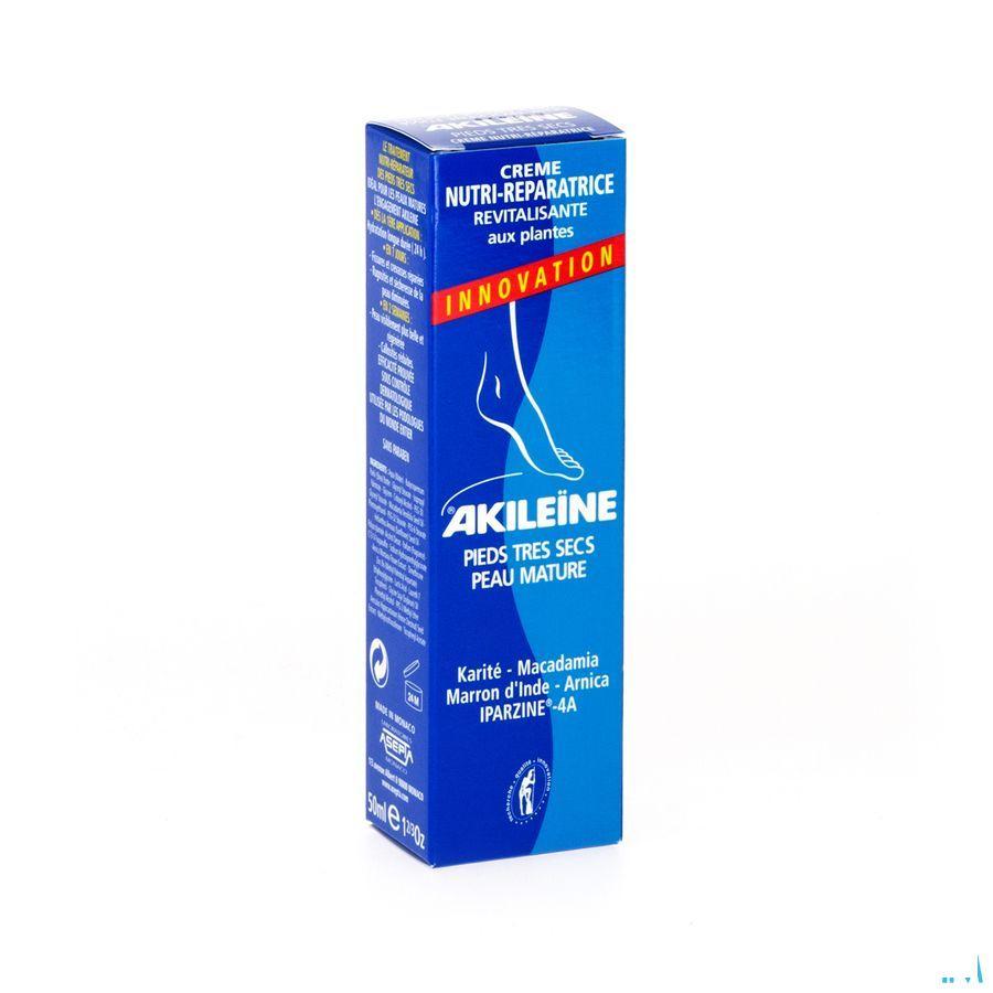 Akileine Creme Nutri Herstel. Droge Voeten Tube 50 ml  -  Asepta
