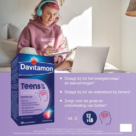 Davitamon Teens Fraise Comp 60  -  Perrigo