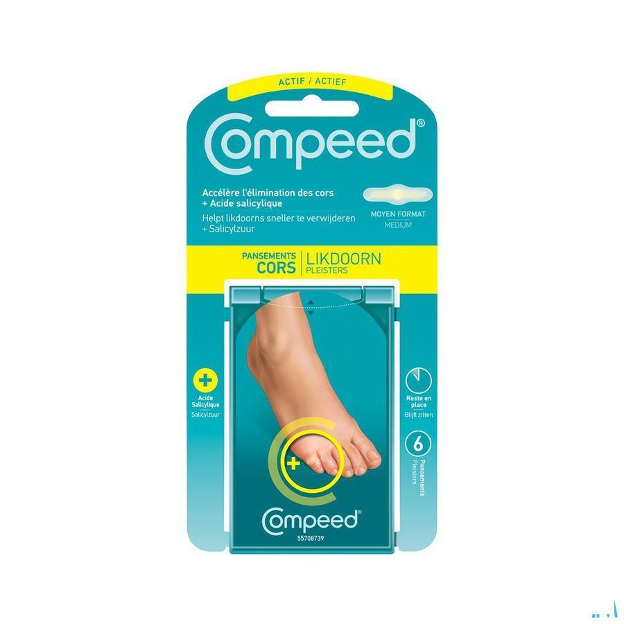 Compeed Cors + 2en1 Avec Acide Salicylique 6  -  Hra Pharma