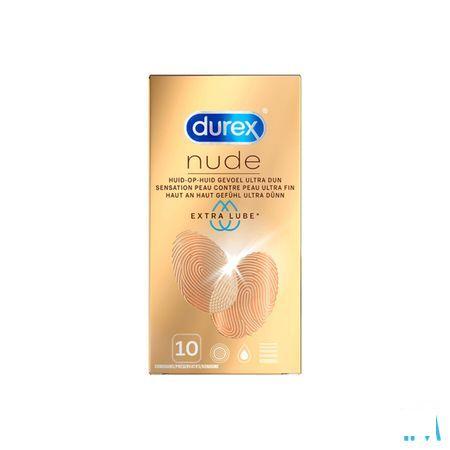Durex Nude Extra Lube Condooms 10