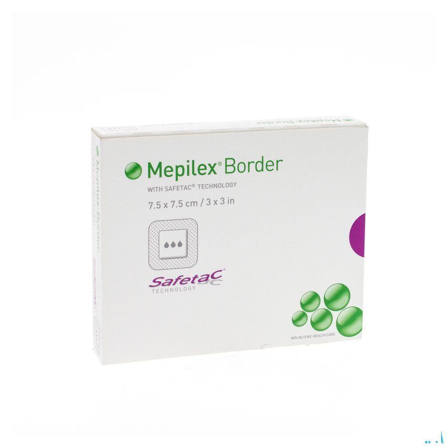 Mepilex Border Sil Adhesive Ster 7,5x 7,5 5 295200  -  Molnlycke Healthcare