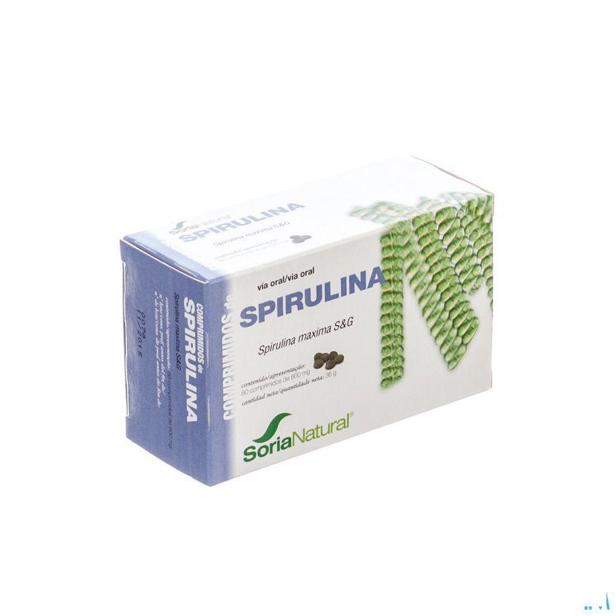 Soria 18-s Spirulina Maxima 60 Tabletten  -  Soria Bel
