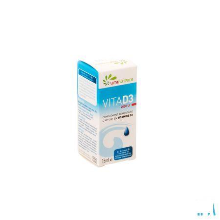 Vita D3 2000UI A Vitanutrics Gouttes 15 ml 