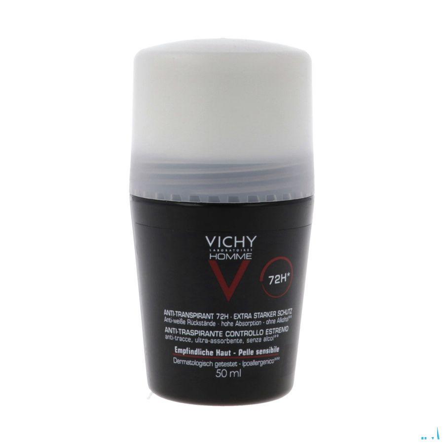 Vichy Homme Deo Anti transp. 72u Roller 50 ml  -  Vichy