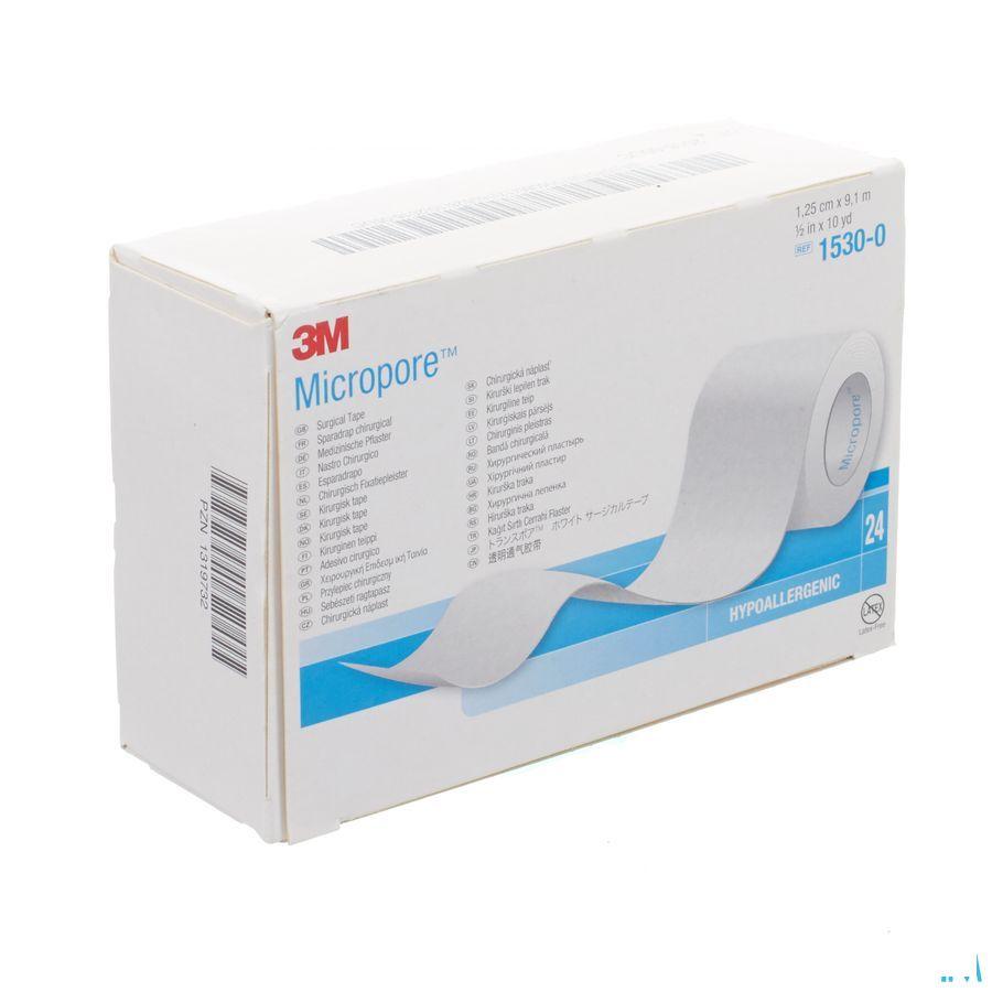 Micropore 3m Hechtpleister 12mmx9,14m Rol 24 1530  -  3M