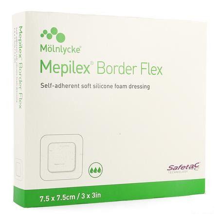 Mepilex Border Flex Pansement 7,5x7,5cm 5 595200  -  Molnlycke Healthcare