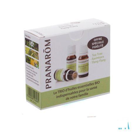 Triopack 3 Essentiel.olie V2 2x10 ml + 1x5 ml  -  Pranarom