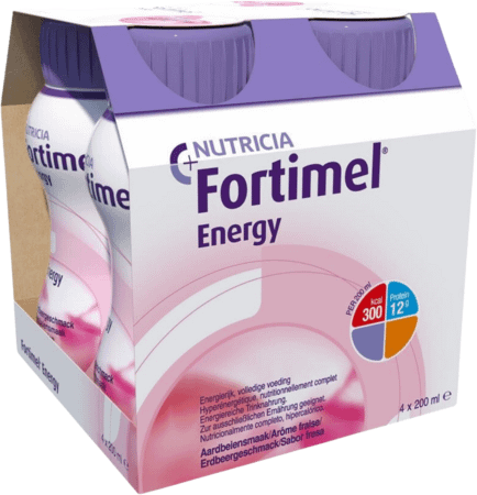 Fortimel Energy Aardbei 4x200 ml 2320463  -  Nutricia