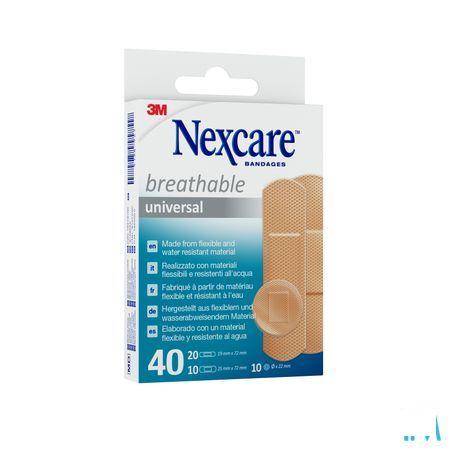 Nexcare 3M Breathable Univer. Strips 40 N0340As  -  3M