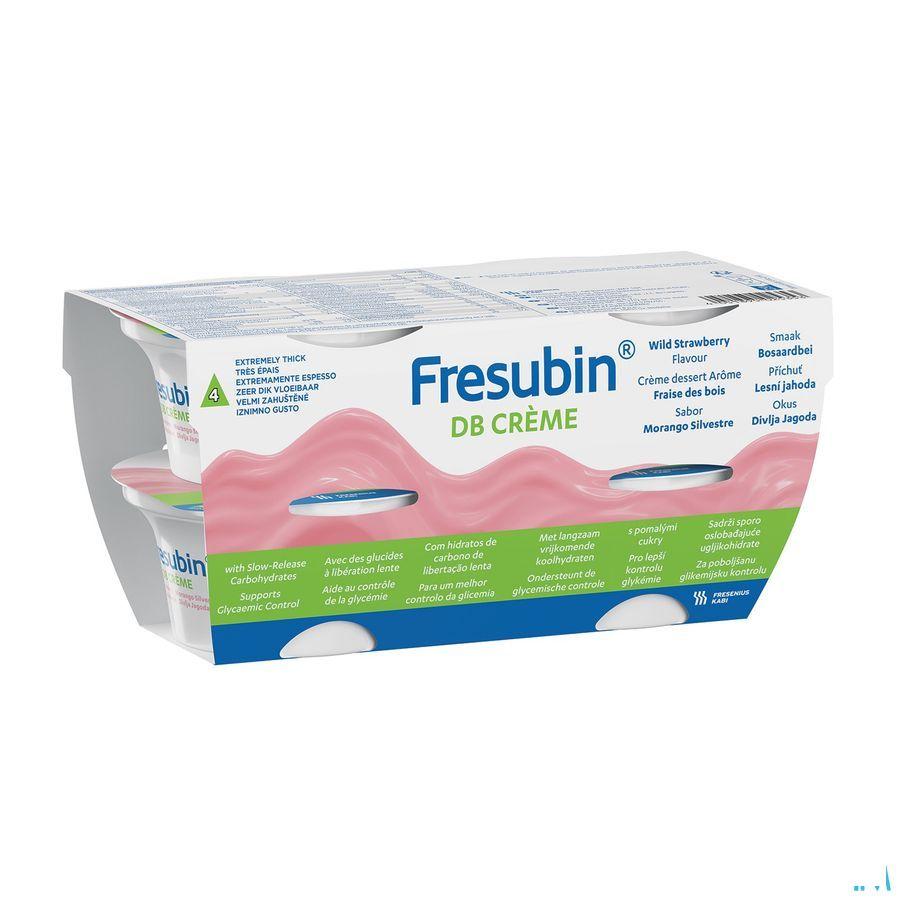 Fresubin Db Creme 125 gr Fraise Des Bois/bosaardbei  -  Fresenius