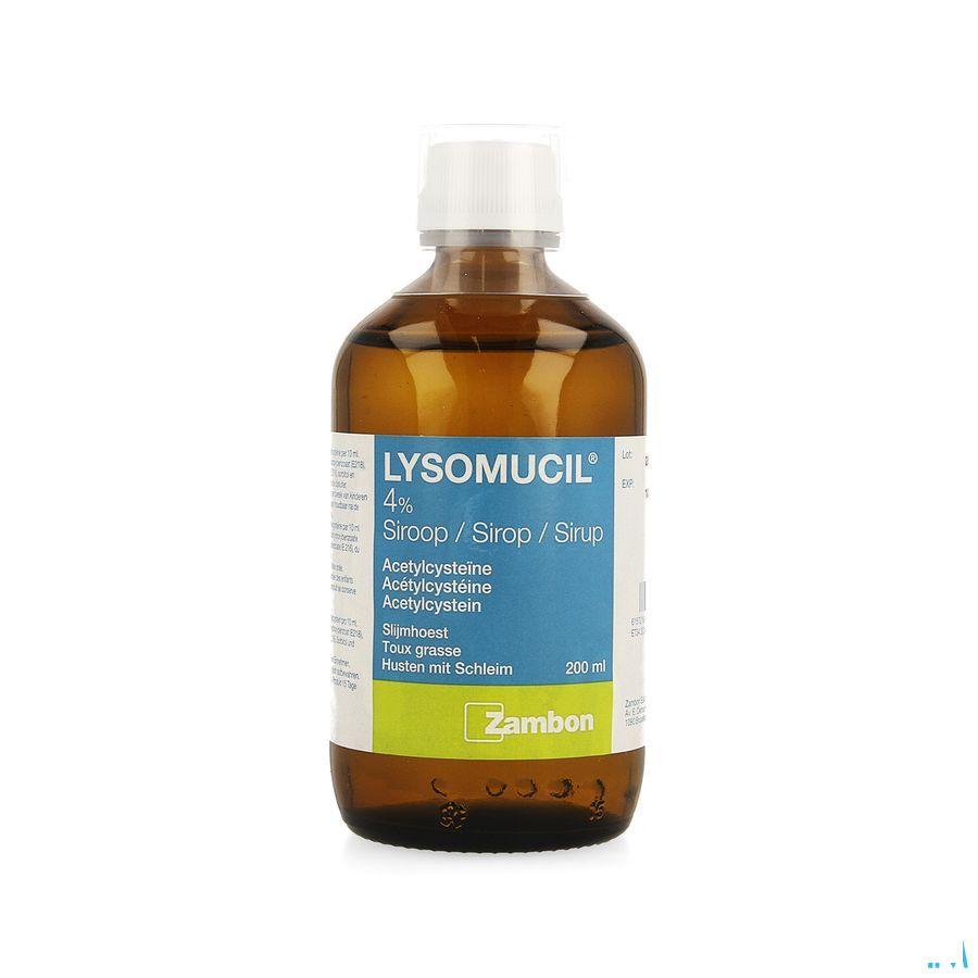 Lysomucil 4% Siroop 200 ml